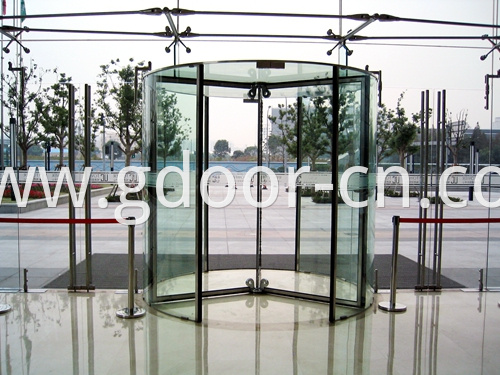 All Glass Revolving Doors for Business Buildings